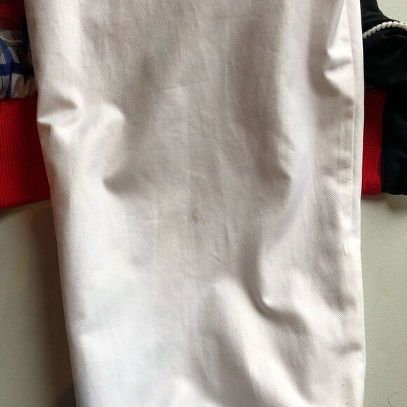 Under Armour Storm Varsity Jacket full zip black and white with red trim Medium - Picture 10 of 11